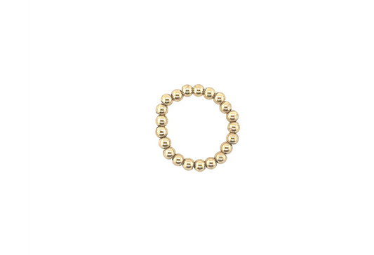 Gold Filled Beaded Ring MATERIALS: 14KG FILLED OR STERLING SILVER MADE WITH LOVE:)