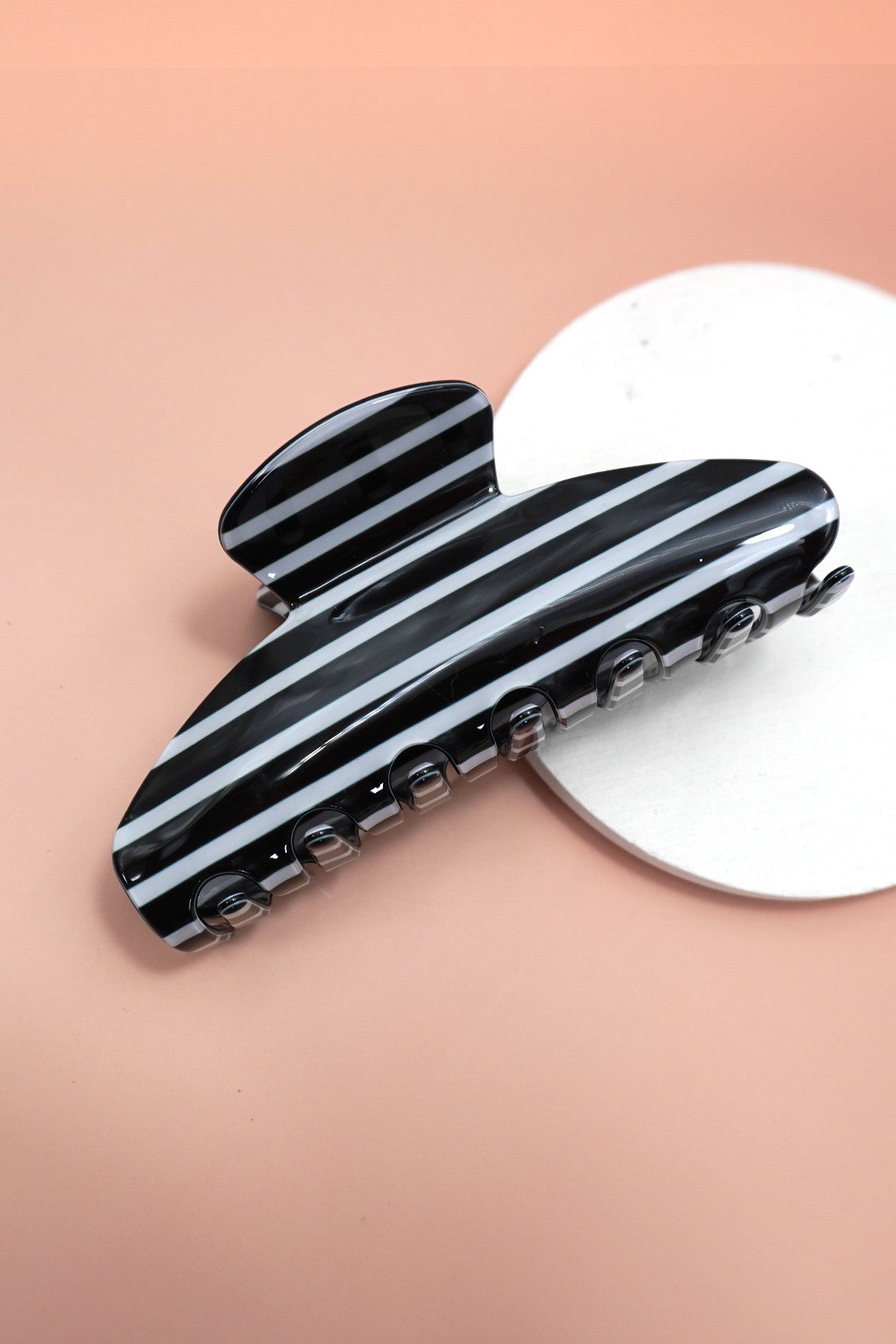 Striped Hair Clip