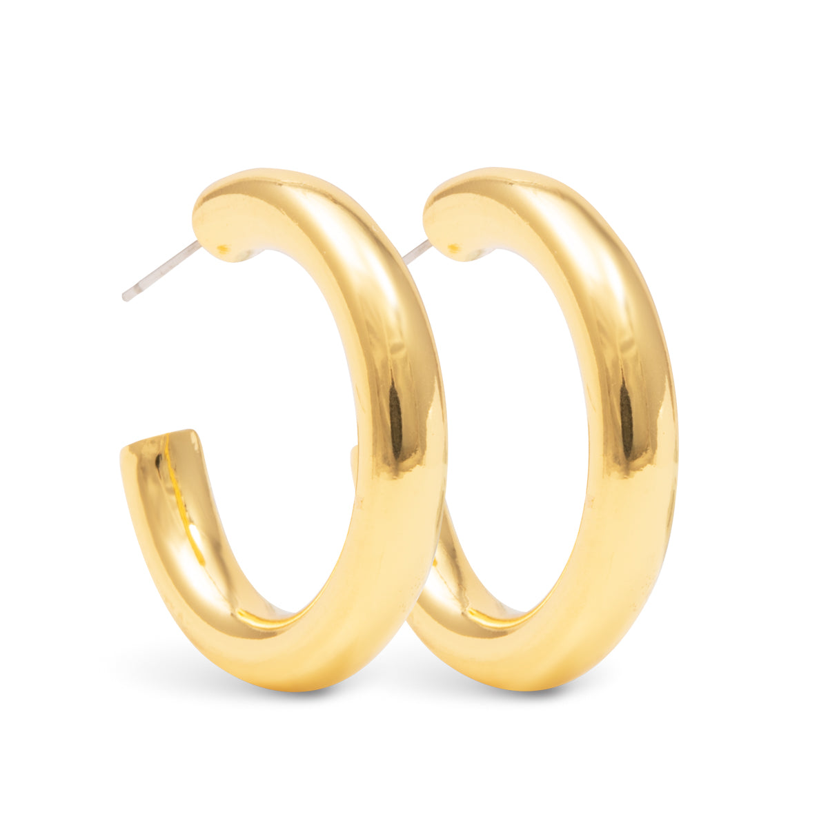 Savanna Polished Hoop Gold