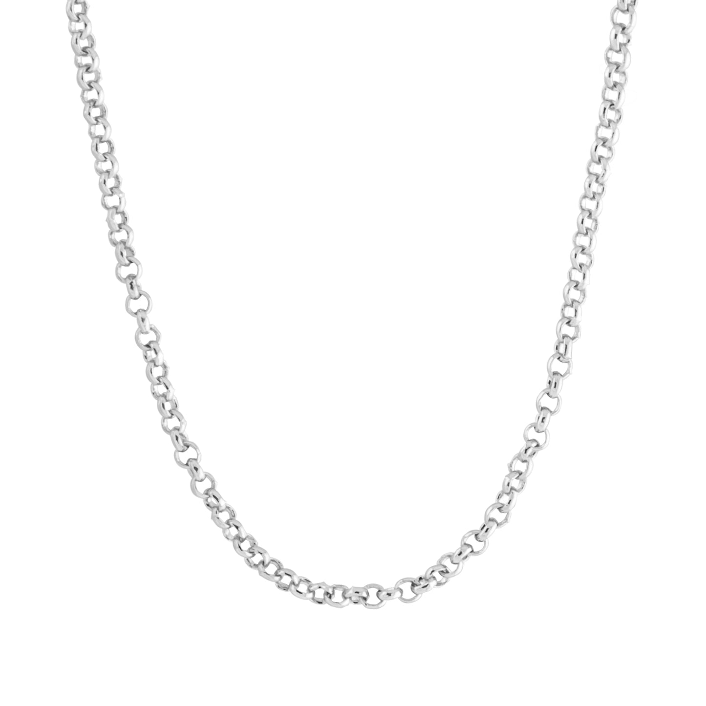 Add A Charm Cable Chain Necklace Silver