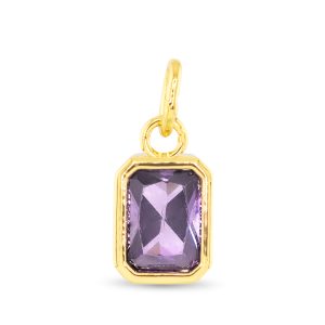 June Necklace Charm Gold