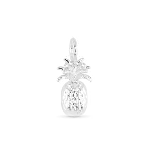 Silver Pineapple Charm, Sterling Silver Dipped
