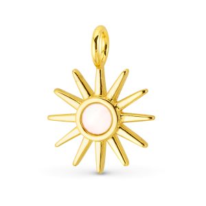 gold sun charm