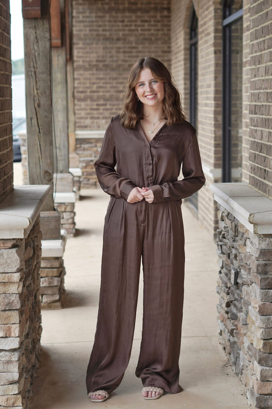 Lisse Wide Leg Pant