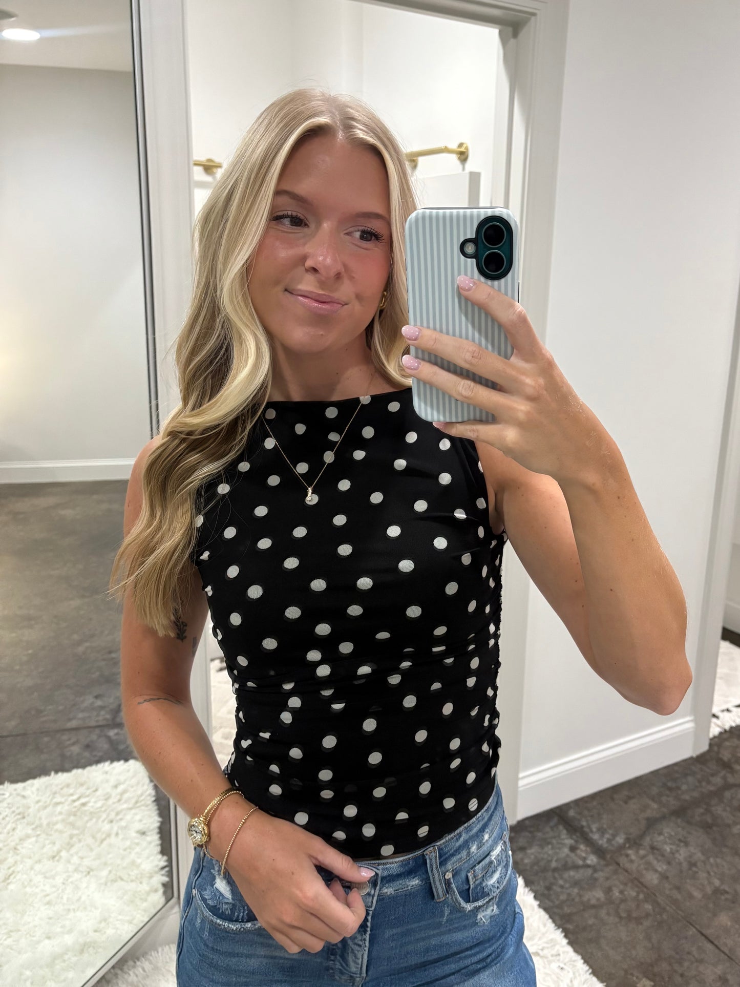 Noa Polka Dot Top