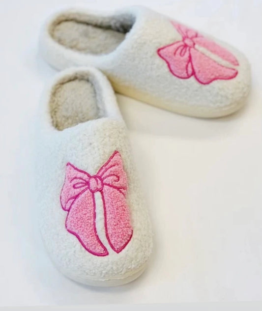 Christa Cozy Ballet Pink Bow Slippers
Features a Bow Graphic
Sizes: Small, Medium, and Large