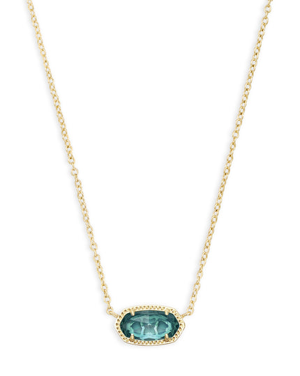 Kendra Scott Elisa Necklace Gold London Blue