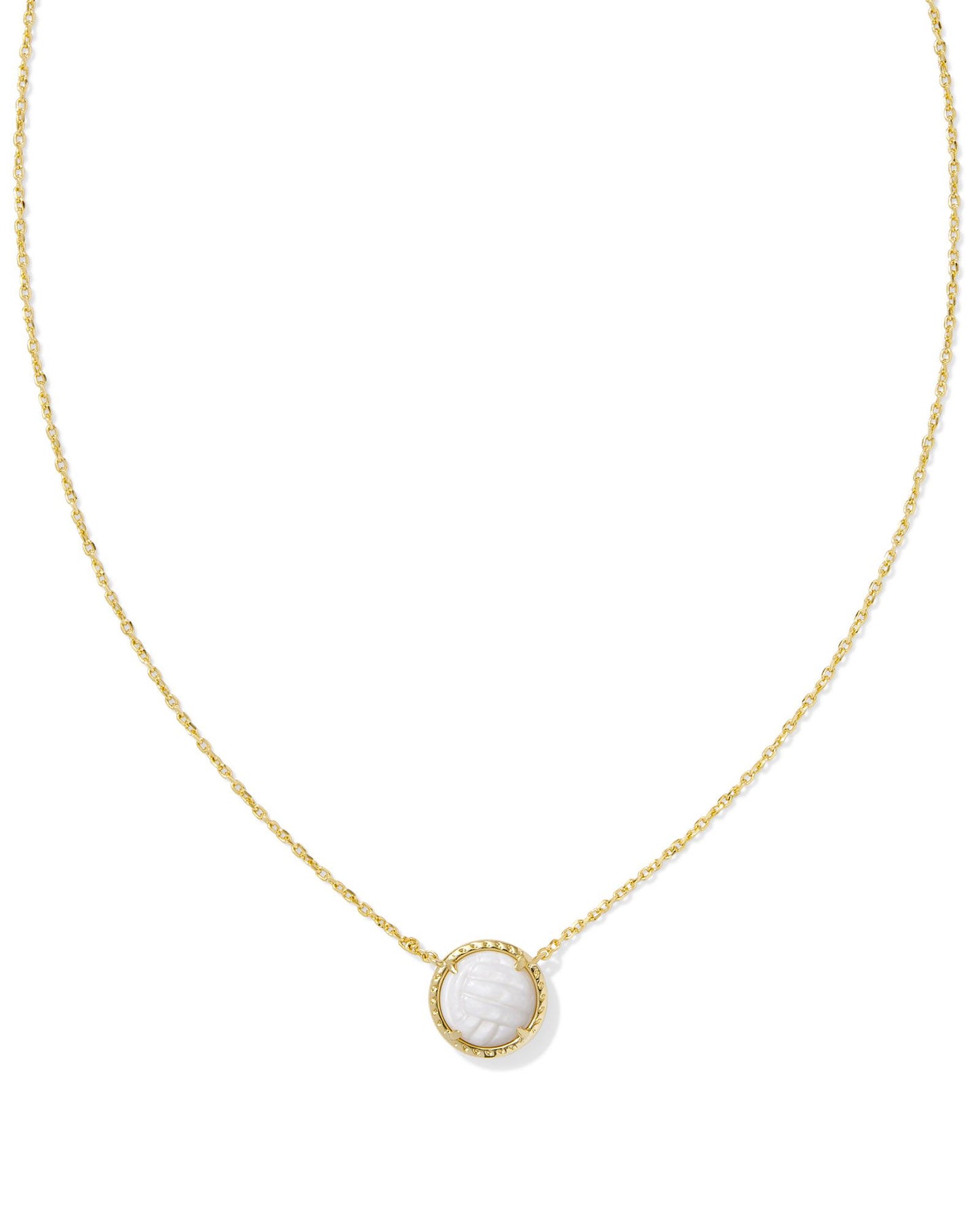 Kendra Scott Volleyball Pendant Necklace