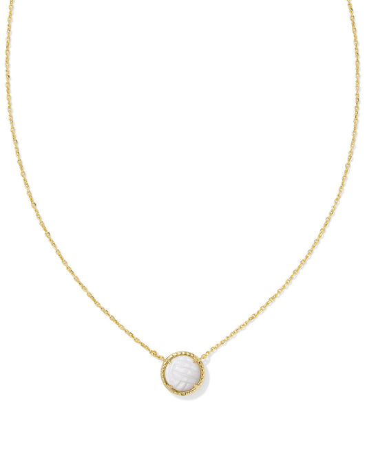 Kendra Scott Volleyball Pendant Necklace