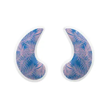Pair eye patch with palms pattern 
