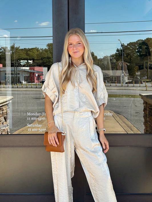Autumn Button Down Top