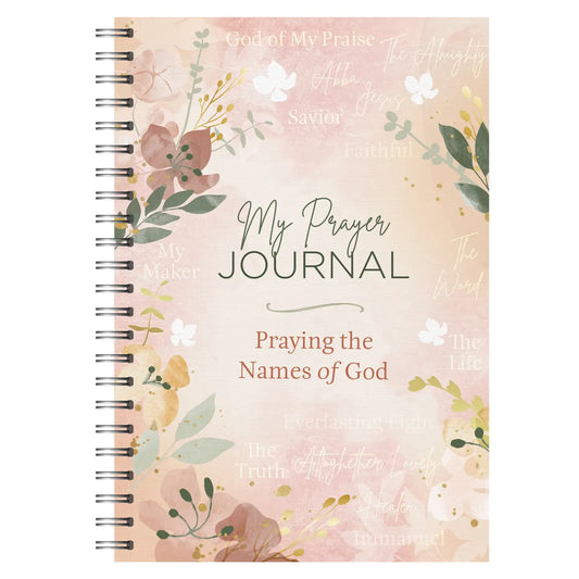 Spiral book. Prayer journal with prompts. 
• Weight: 10.08 oz (285.76 g)
• Dimensions: 8 x 5.8 x 0.5 in (20.3 x 14.7 x 1.3 cm)