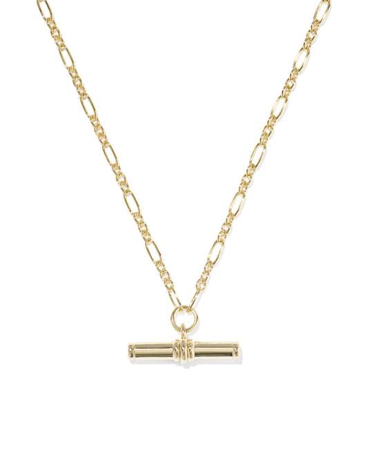 Kendra Scott Bree Metal T Bar Short Pendant Necklace