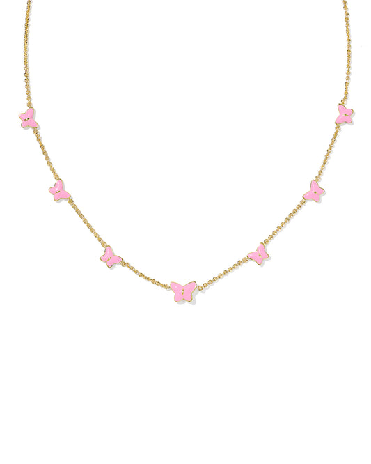 Kendra Scott Lillia Butterfly Enamel Strand Necklace