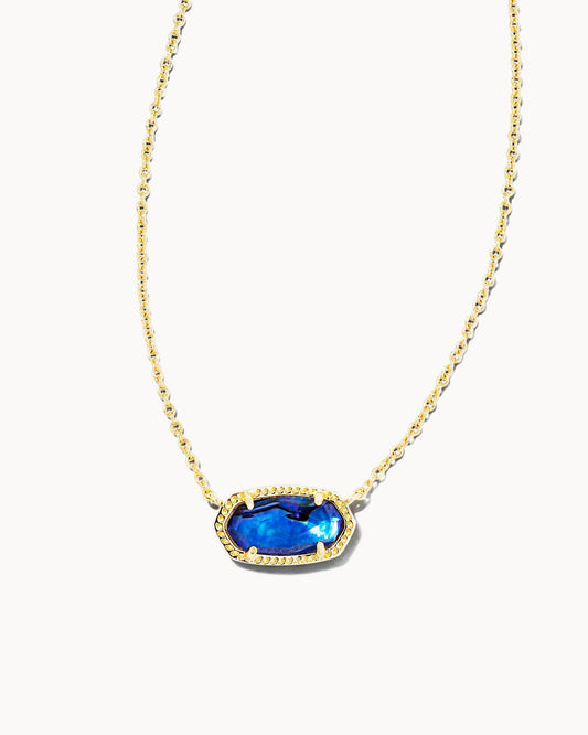 Kendra Scott Elisa Gold Navy Abalone