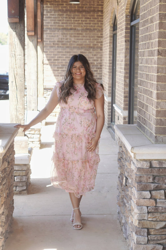 Stella Smocked Floral Maxi Dress
