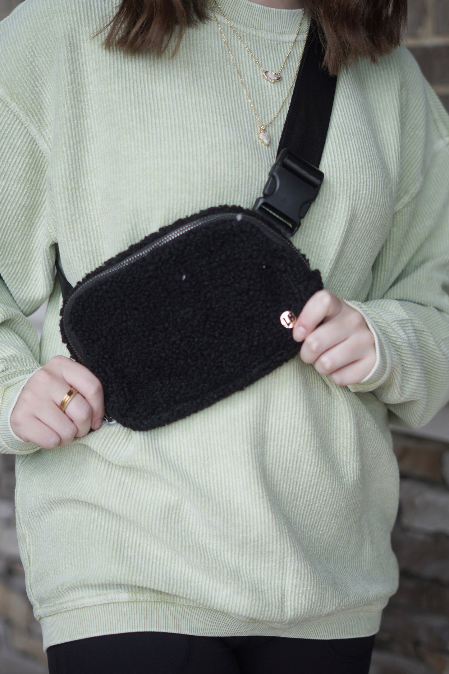 The Bella Belt Bag Sherpa