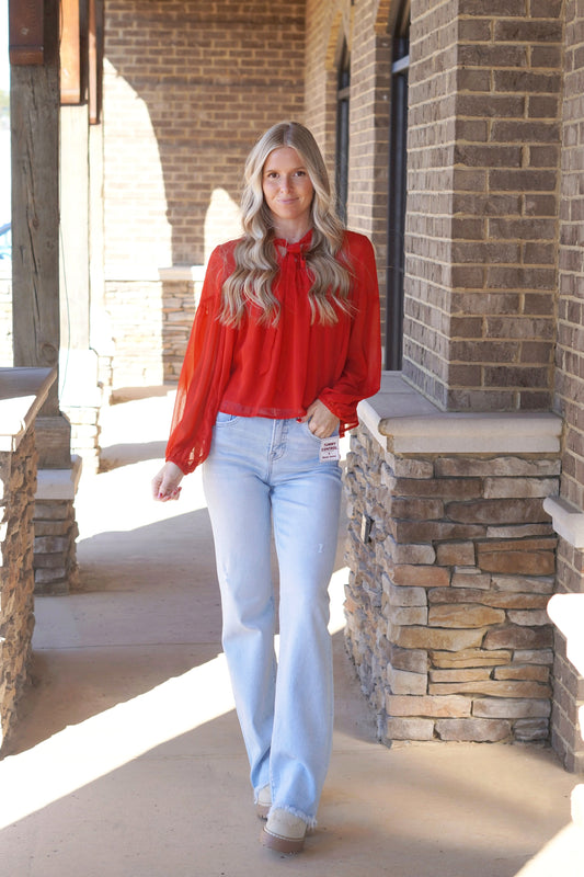 Tate Light Wash High Rise Jeans