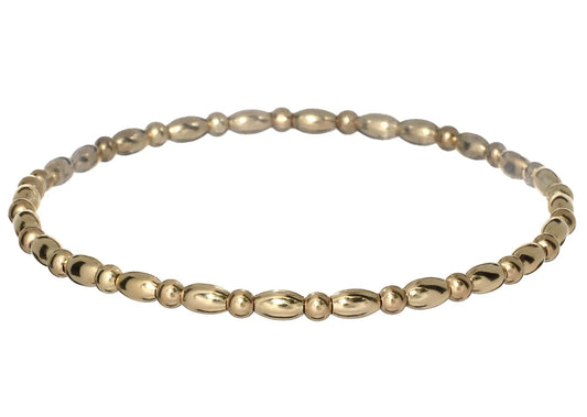 Lexi 14k Gold-Filled Oval Beaded Bracelet