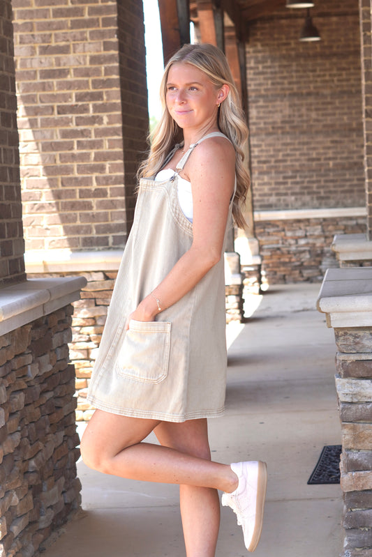 Della Denim Mini Dress