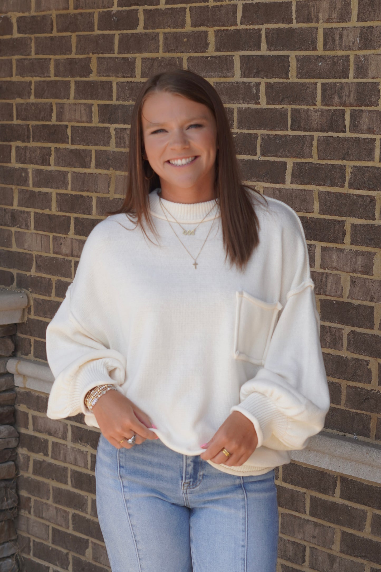 Carlie Oversized Knit Sweater
