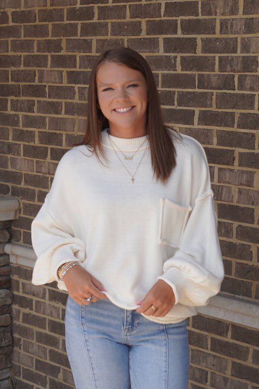 Carlie Oversized Knit Sweater