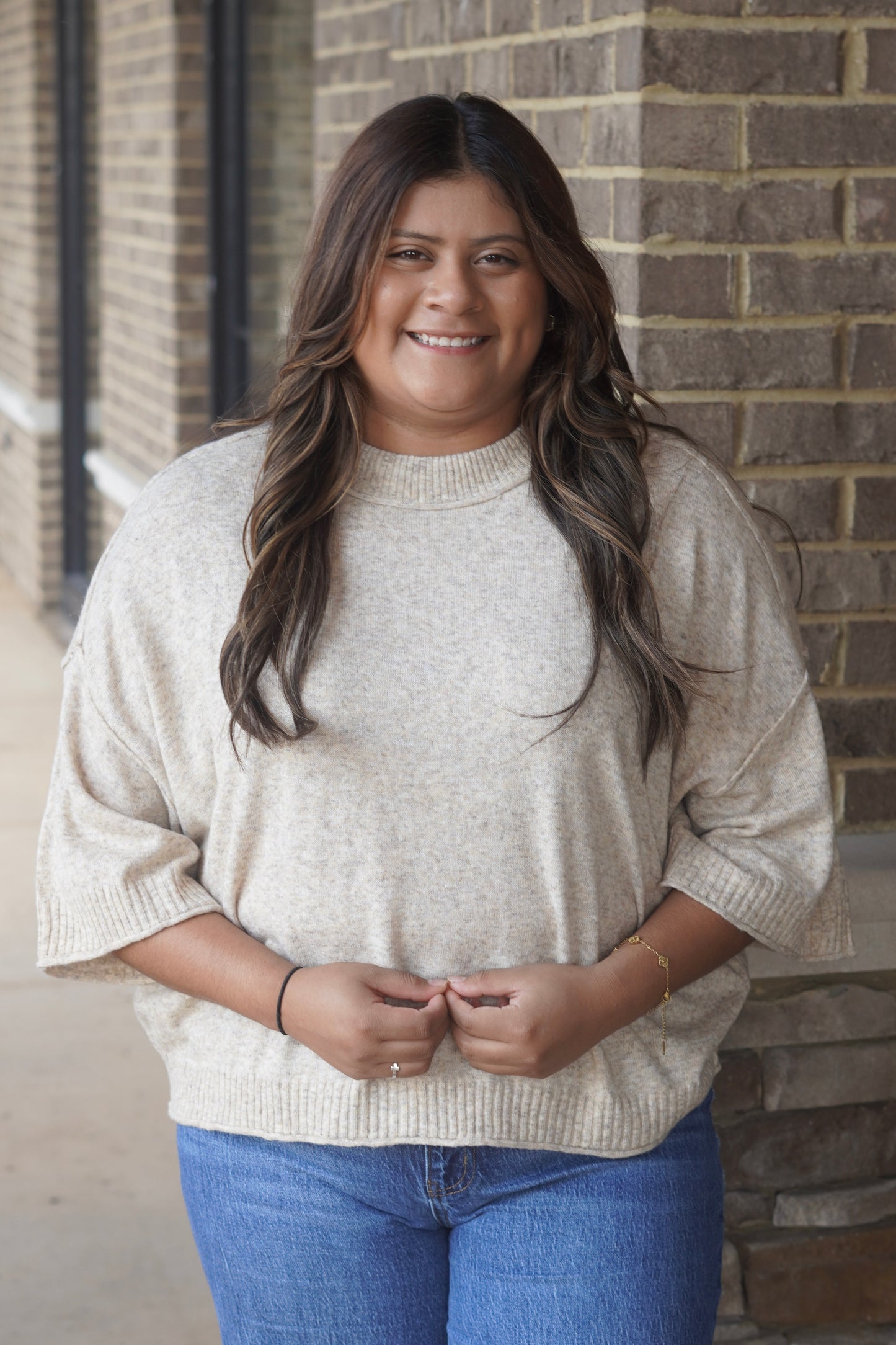 Stella Soft Knit Short Sleeve Sweater