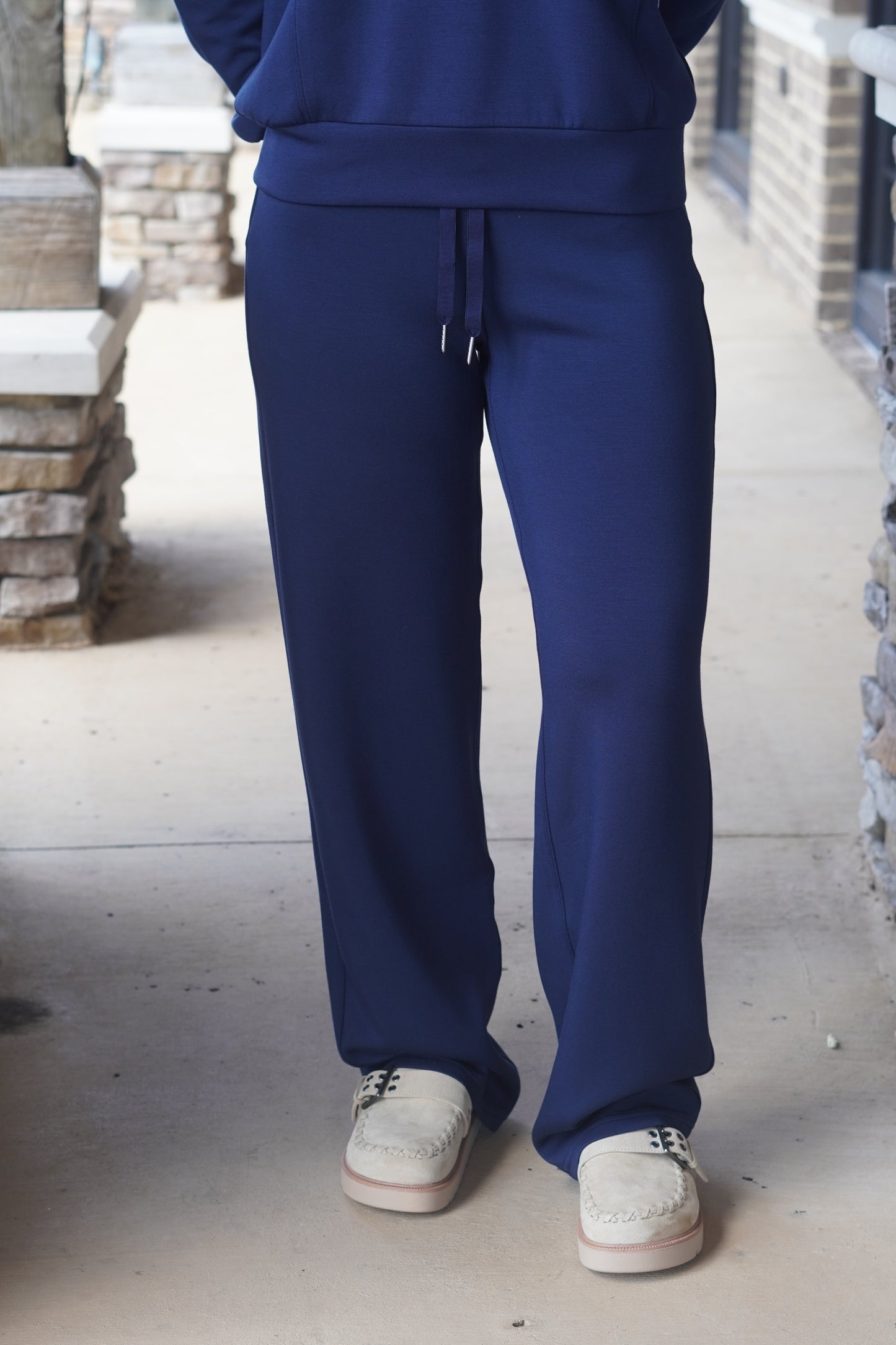 Spanx Airessentials Straight Leg Pant Timeless Navy