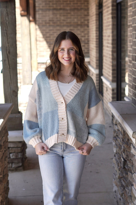 Camryn Color Block Cardigan