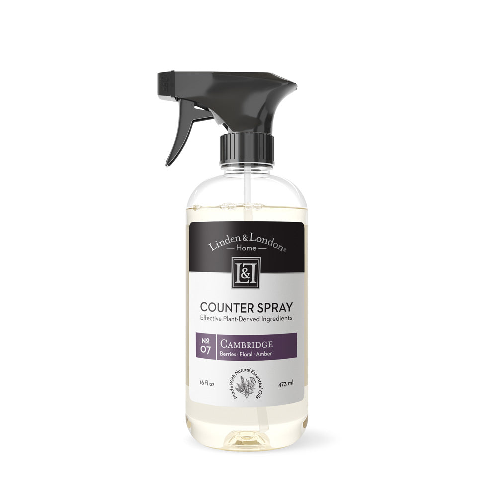 cambridge counter spray: berries, floral, amber