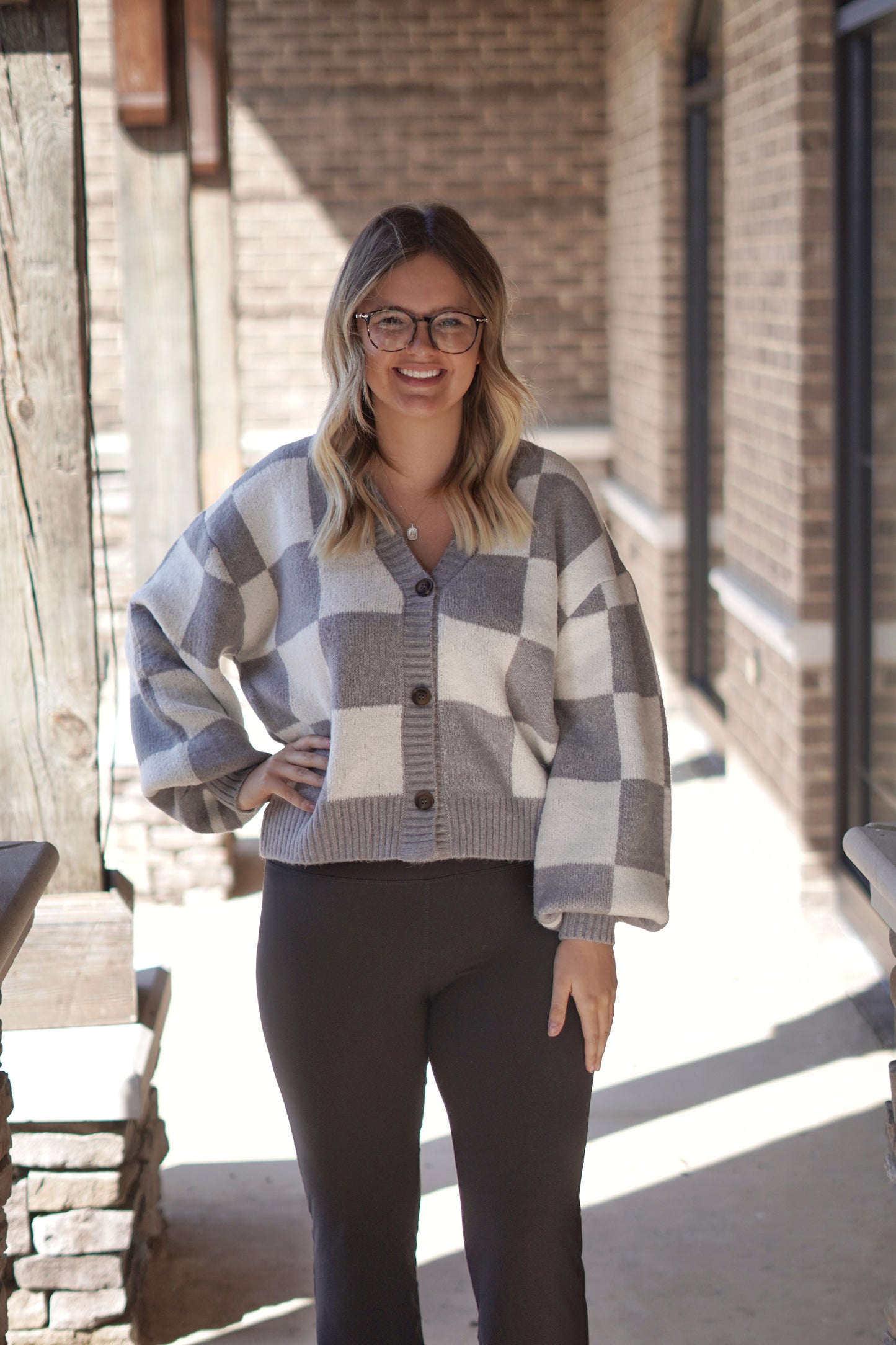 Gianna Grey Checkered Sweater Vest
Long Sleeve
Checkered
Button Cardigan
V-Neckline
Relaxed Fit
Color: Grey/Cream
Fabric Content: 64% Acrylic, 8% Nylon
Care: Hand Wash Cold, Do Not Bleach, Dry Flat.