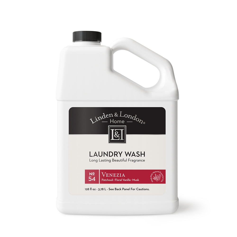venezia laundry wash 128 ounces: patchouli, floral vanilla, musk
