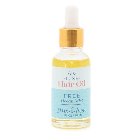 1 oz Dropper Bottle of Ocean Scented Hair Oil