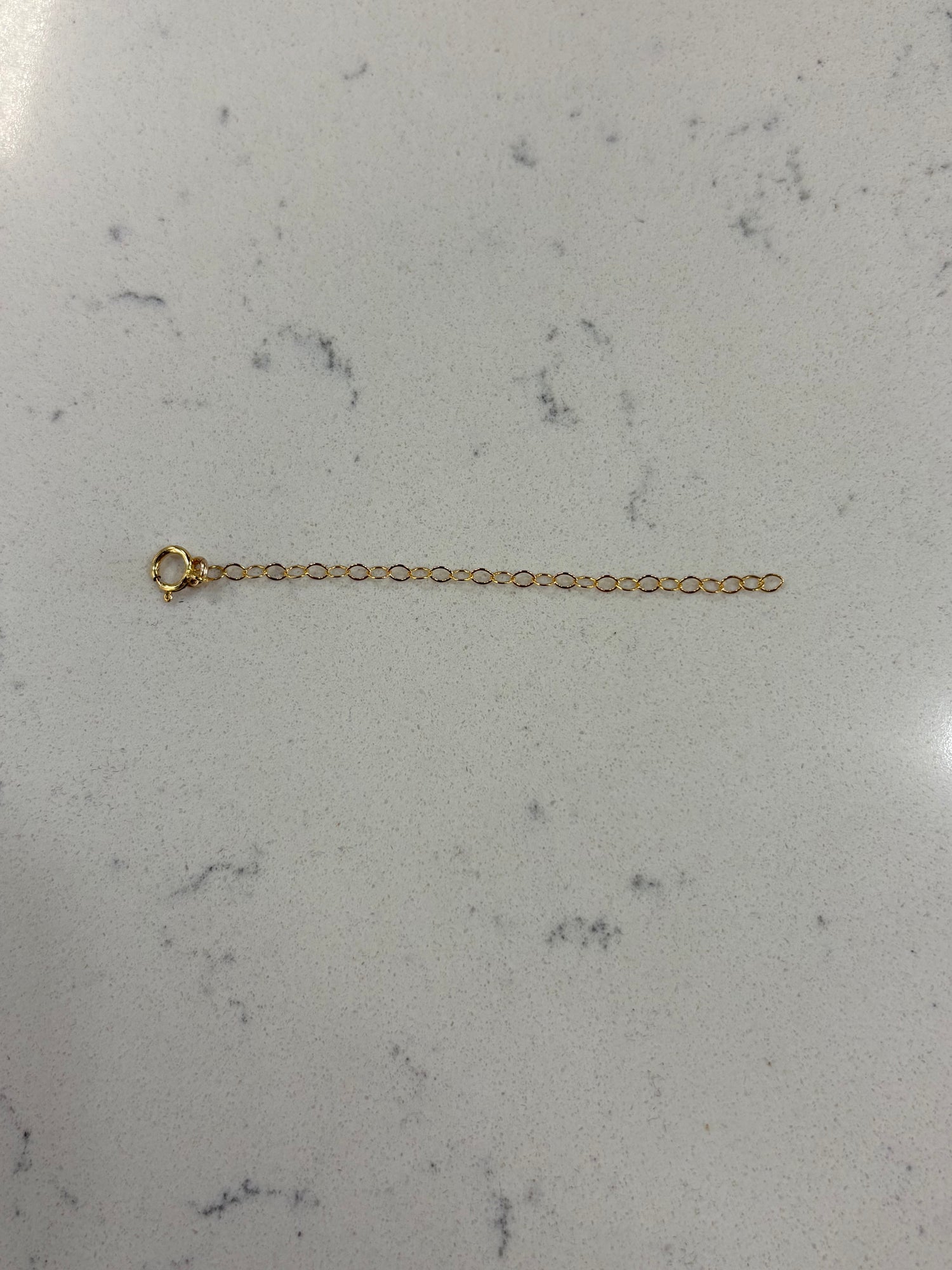 gold necklace extender with clasp