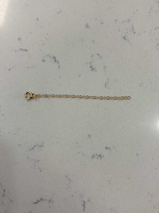 gold necklace extender with clasp