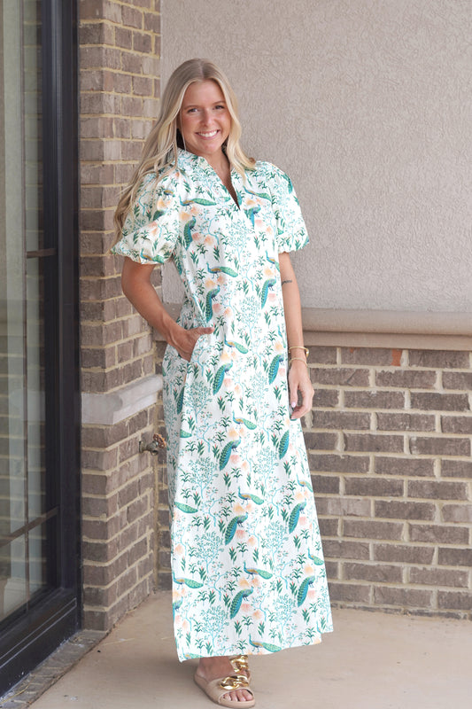 Paige Peacock Maxi Dress