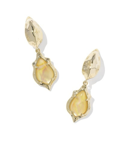 Kendra Scott Adriana Scallop Frame Huggie Earrings
