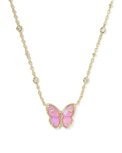 Kendra Scott Cailey Butterfly Short Pendant Necklace