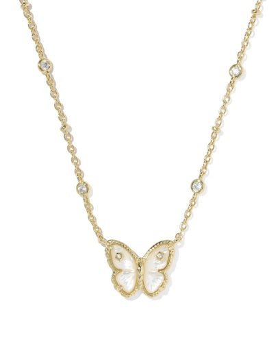 Kendra Scott Cailey Butterfly Short Pendant Necklace