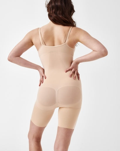 Spanx Everyday Seamless Shaping Open-bust Mid-thigh Bodysuit