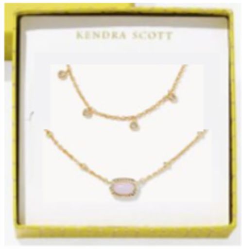 Kendra Scott Mini Elisa And Amelia Chain Necklace Gift Set