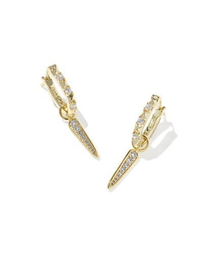 Kendra Scott Fate Charm Huggie Earrings