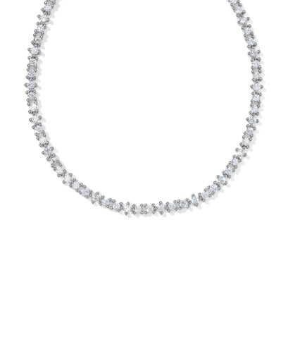 Kendra Scott Silver Fate Tennis Necklace