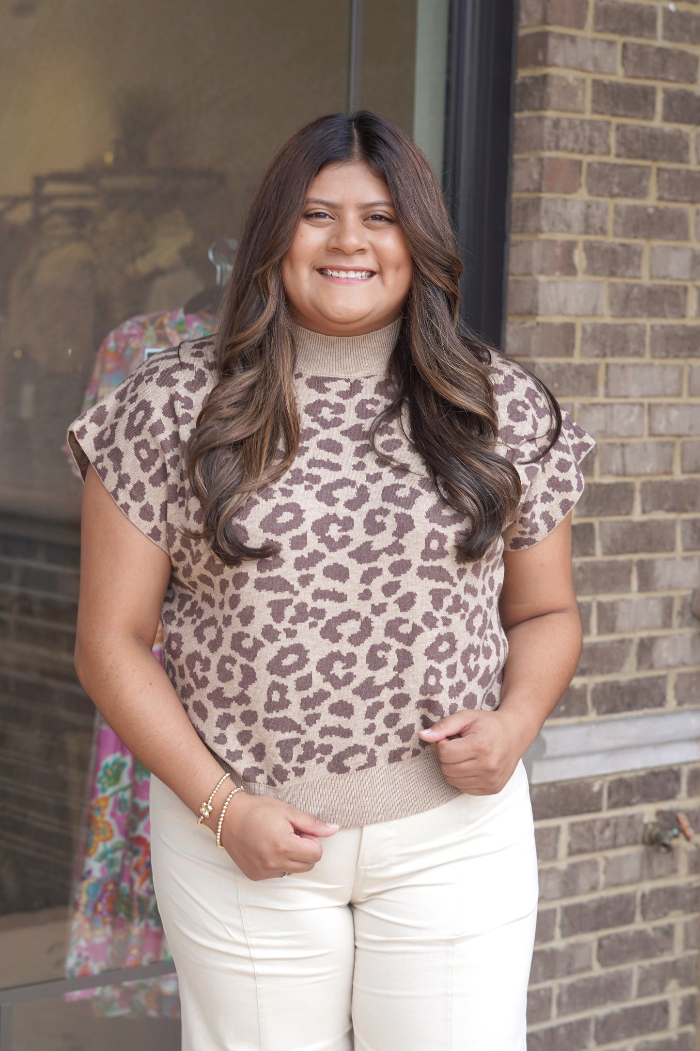 Lex Leopard Knit Top