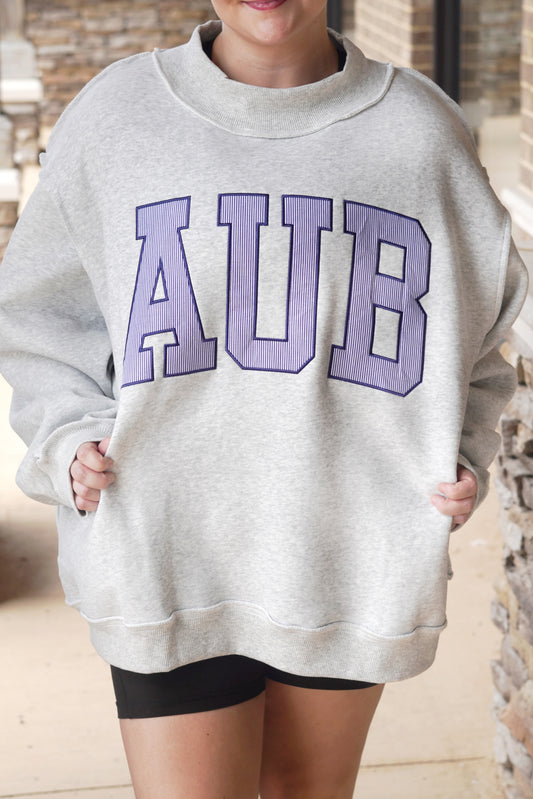AUB Embroidered Mockneck