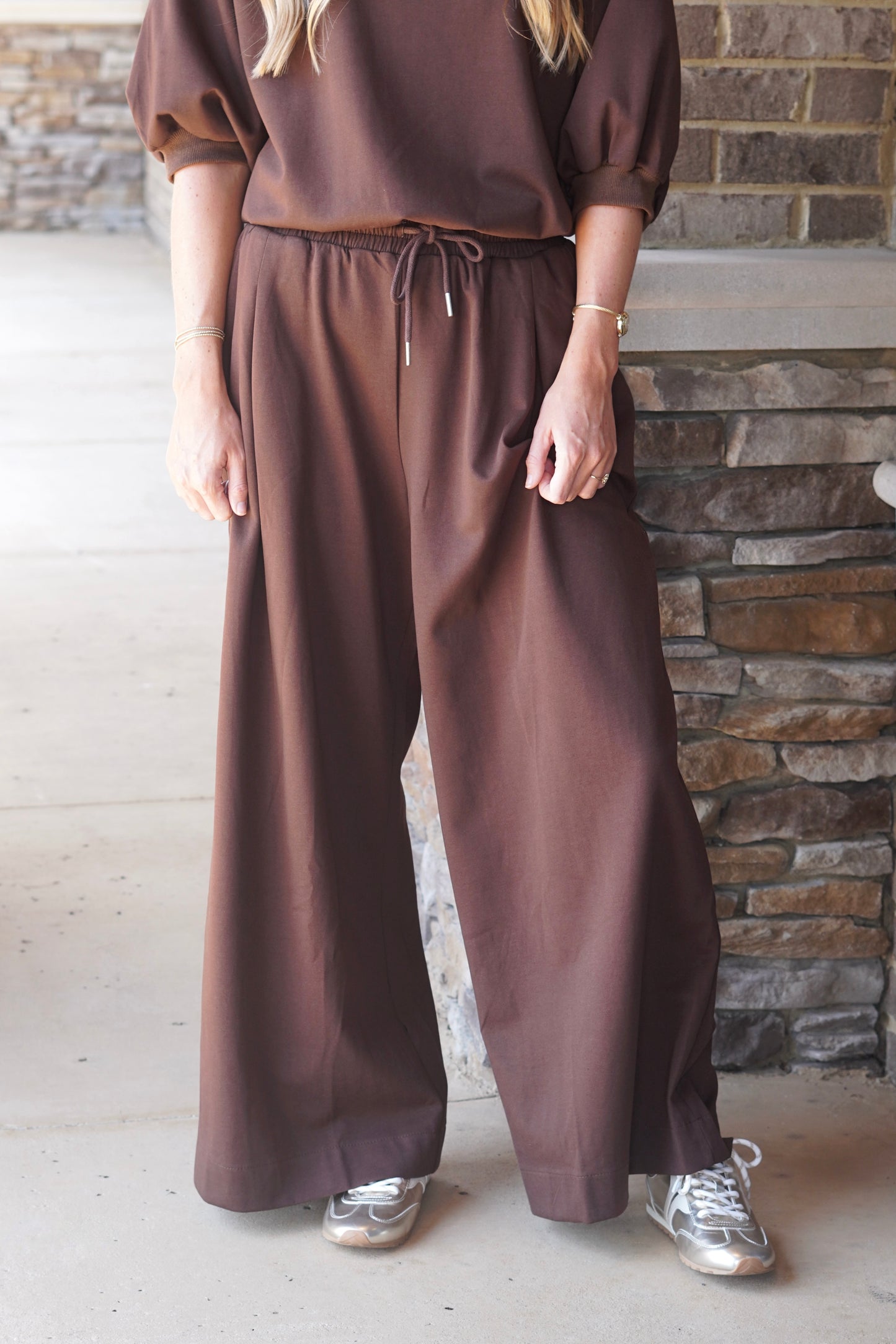 Mocha Muse Wide Leg Pants