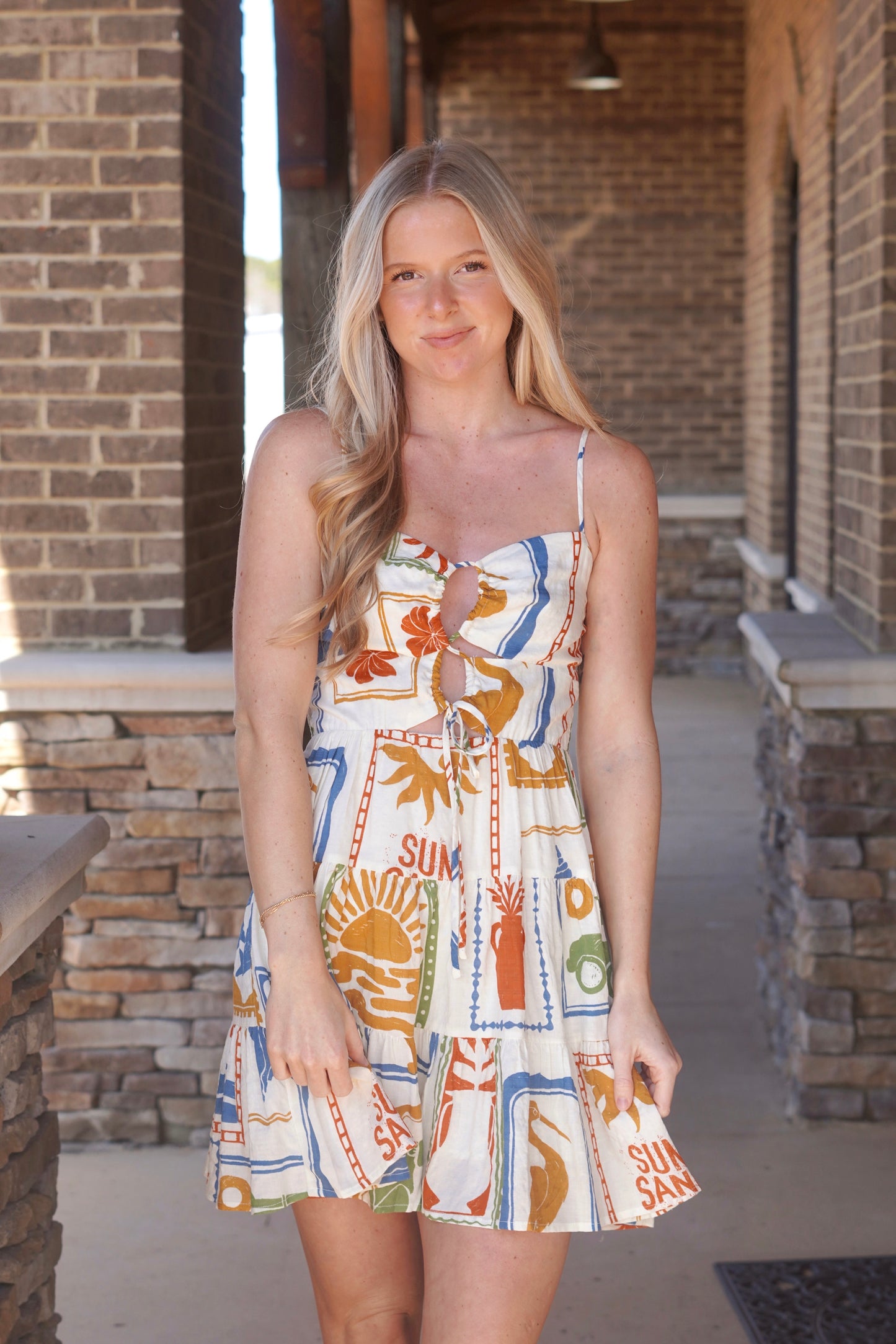 Sun and Sand Printed Dress