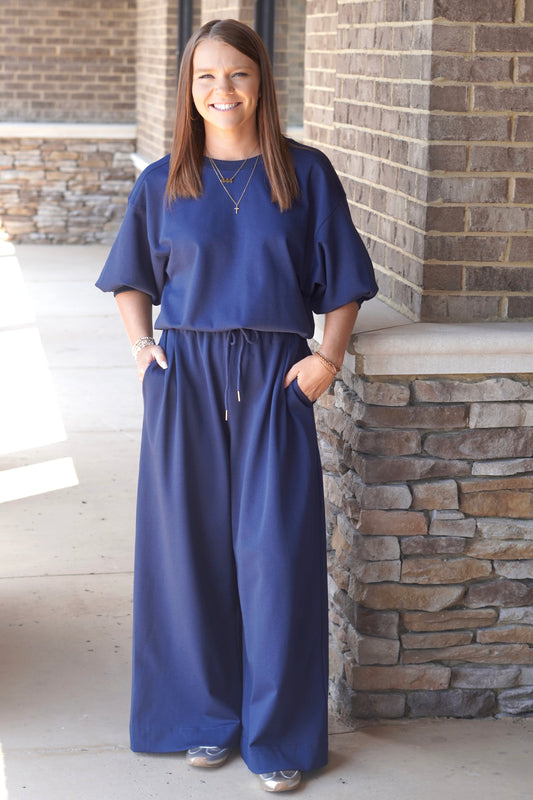 Midnight Muse Wide Leg Pants
