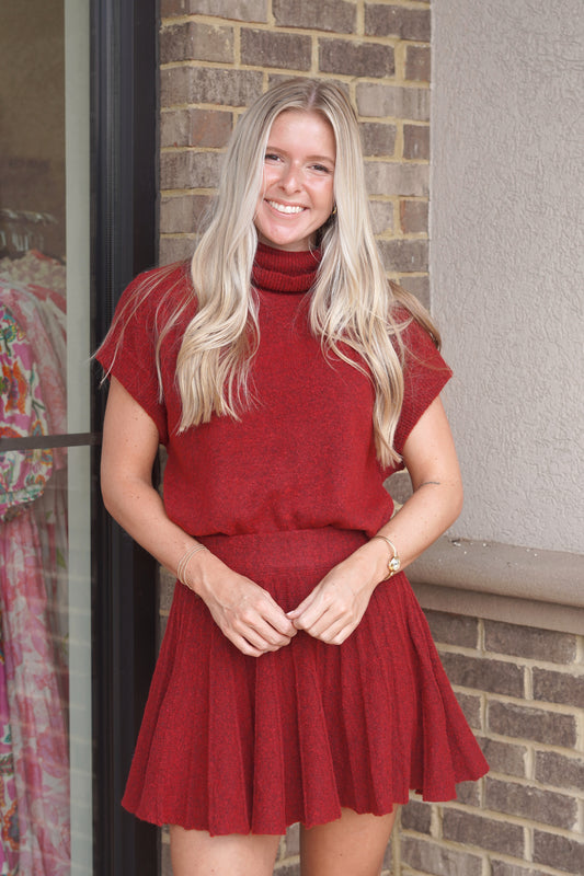 Harlow Turtle Neck Knit Top