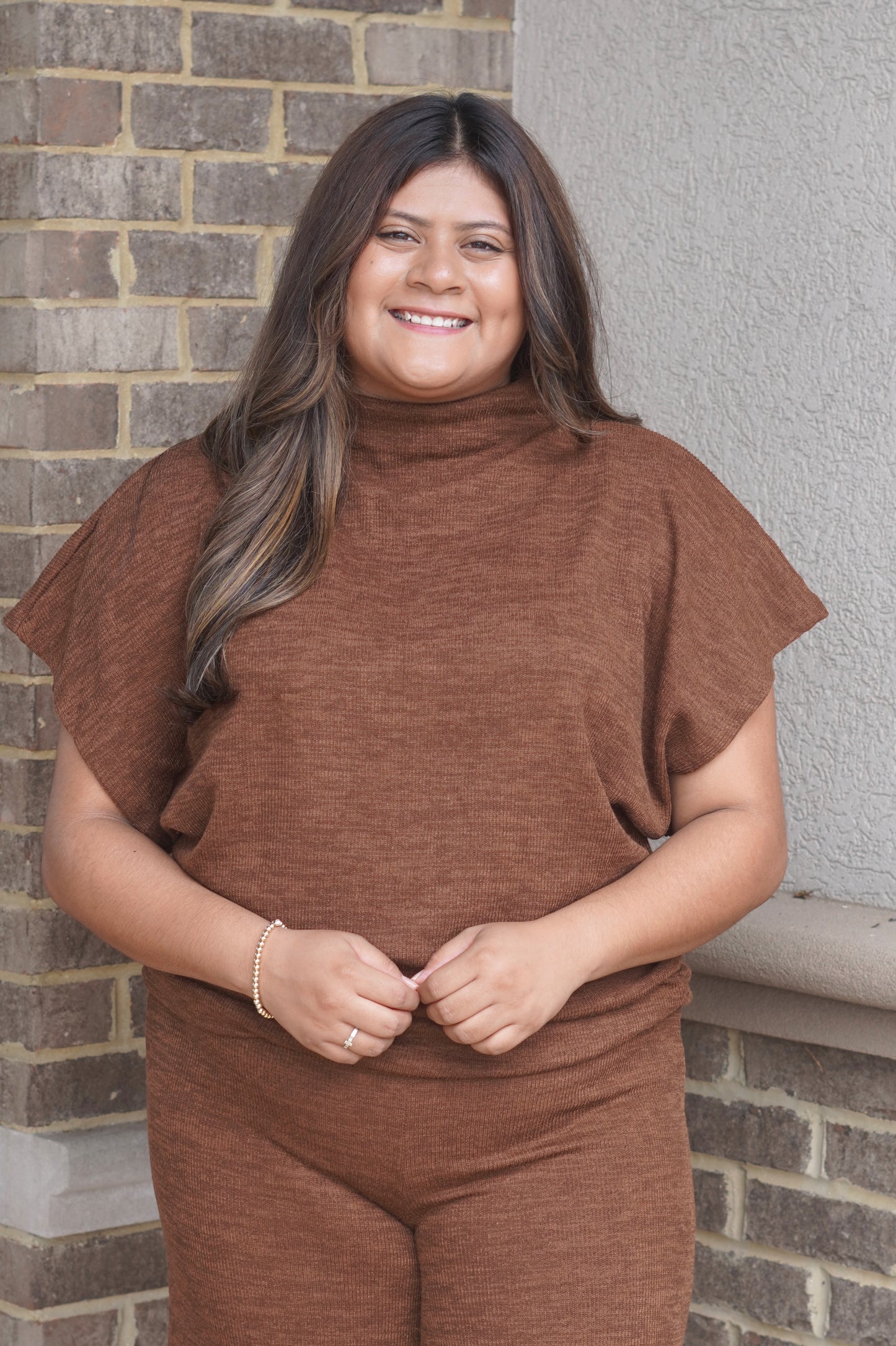 Willow Knit Cowl Neck Top